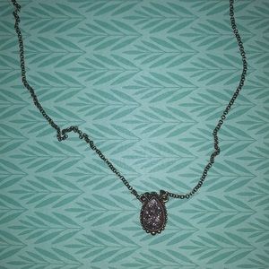 Glitter Pendant Necklace